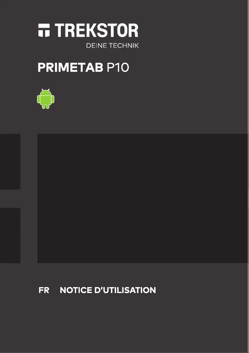Page n°1 - Manuel utilisateur TrekStor Primetab P10
