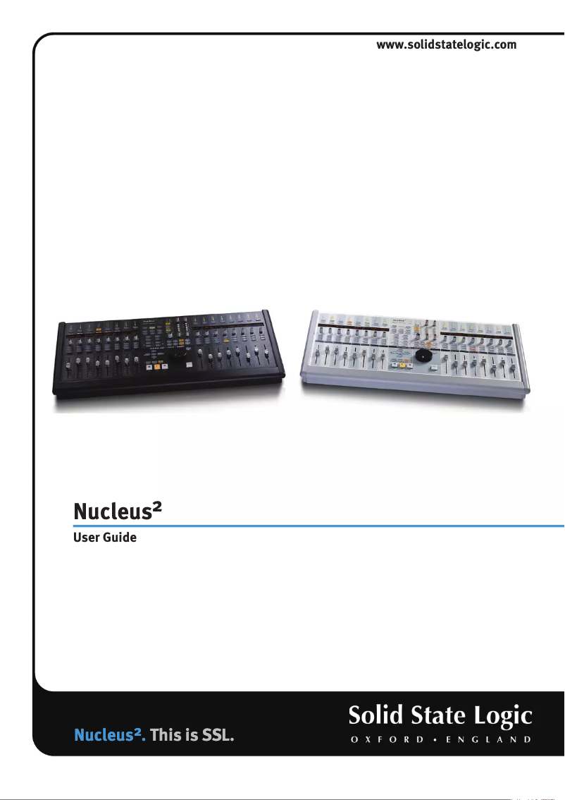 Page n°1 - Manuel utilisateur Solid State Logic Nucleus 2