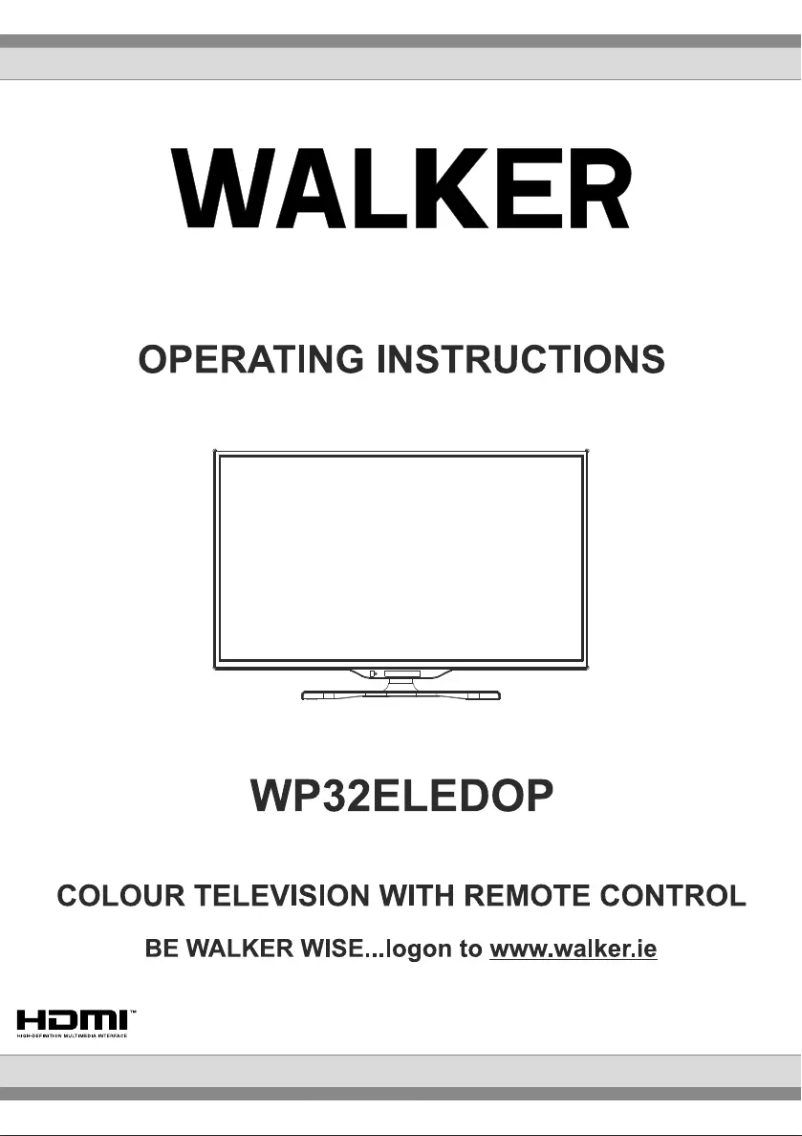 Página 1 del manual Manual de usuario Walker WP32ELEDOP