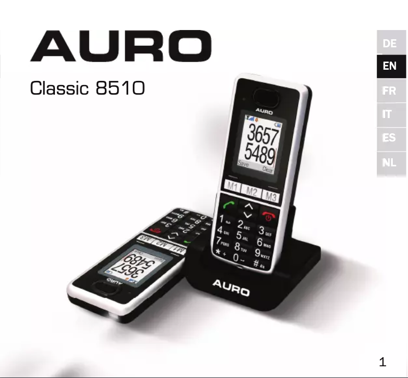 Image de la première page du manuel de l'appareil Classic 8510 GSM