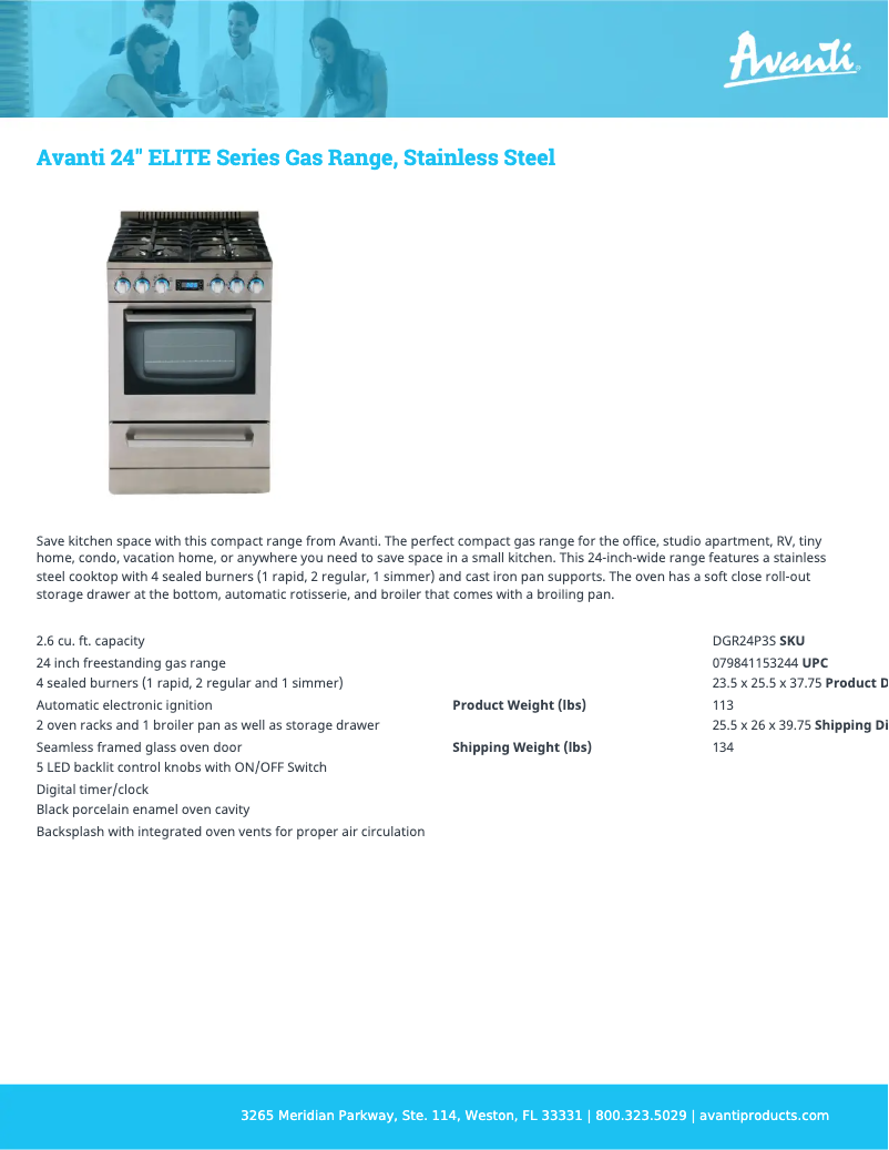 Image de la première page du manuel de l'appareil DGR24P3S