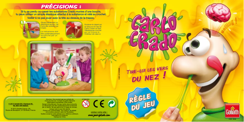 Page n°1 - Manuel utilisateur Goliath Carlo Crado