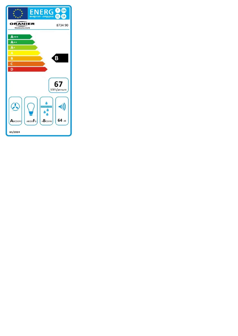 Page 1 de la notice Manuel utilisateur Oranier Aura 90 S