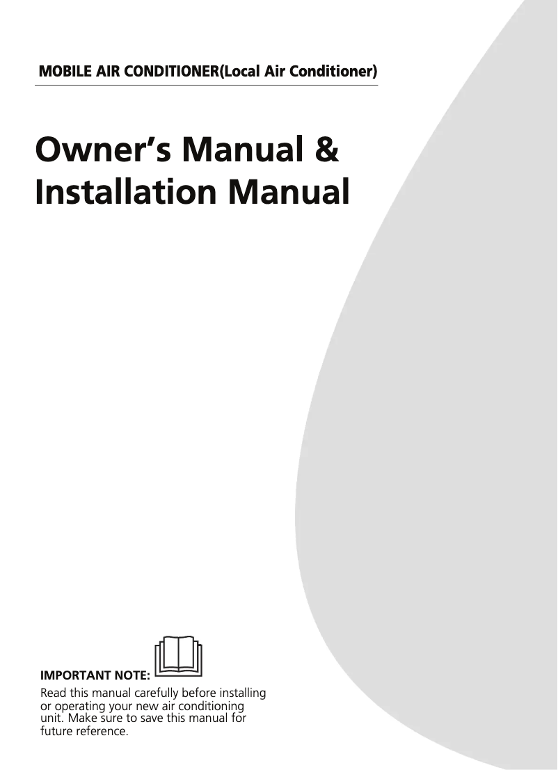 Page 1 de la notice Manuel utilisateur Midea MPPT-12CRN7