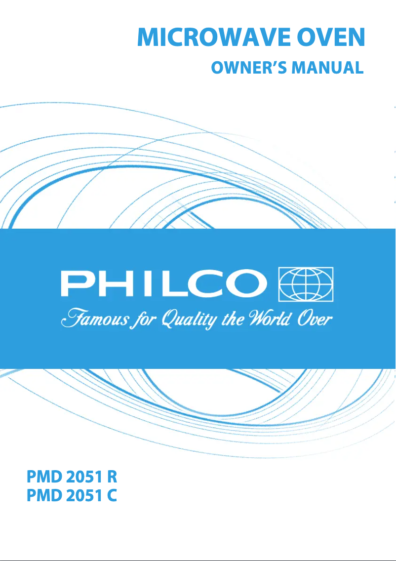 Page 1 de la notice Manuel utilisateur Philco PMD 2051 R