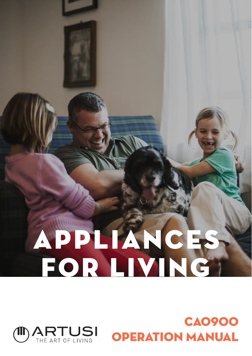 Image de la première page du manuel de l'appareil CAO900X