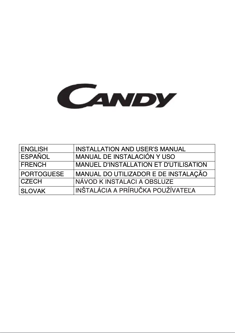 Page 1 de la notice Manuel utilisateur Candy CBG625/1X/4U