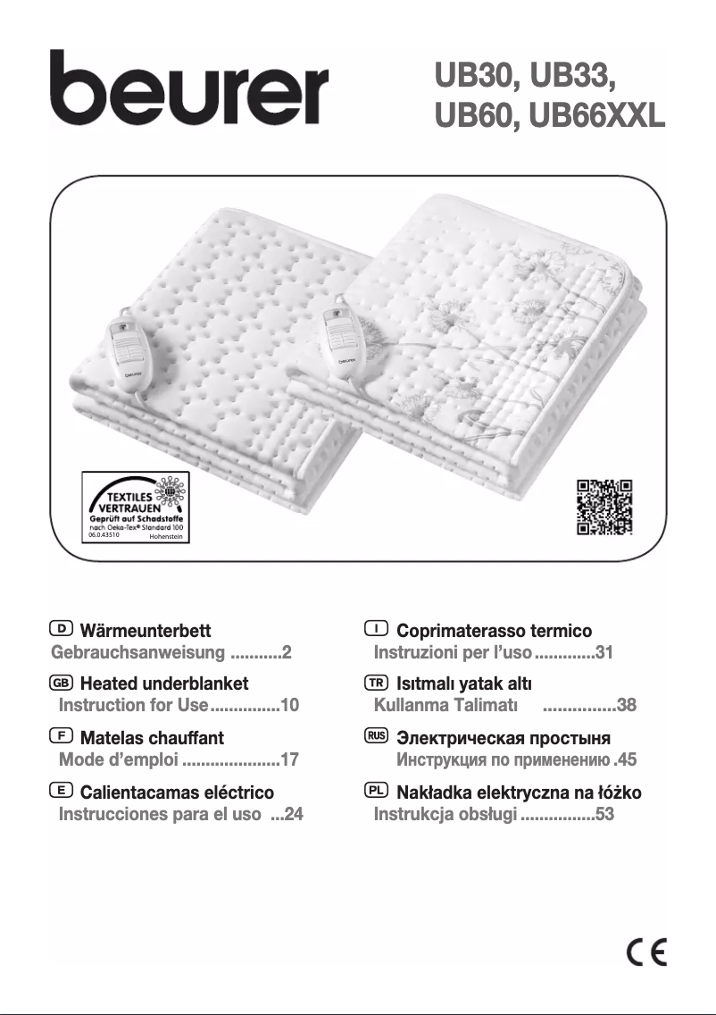 Image de la première page du manuel de l'appareil UB 33