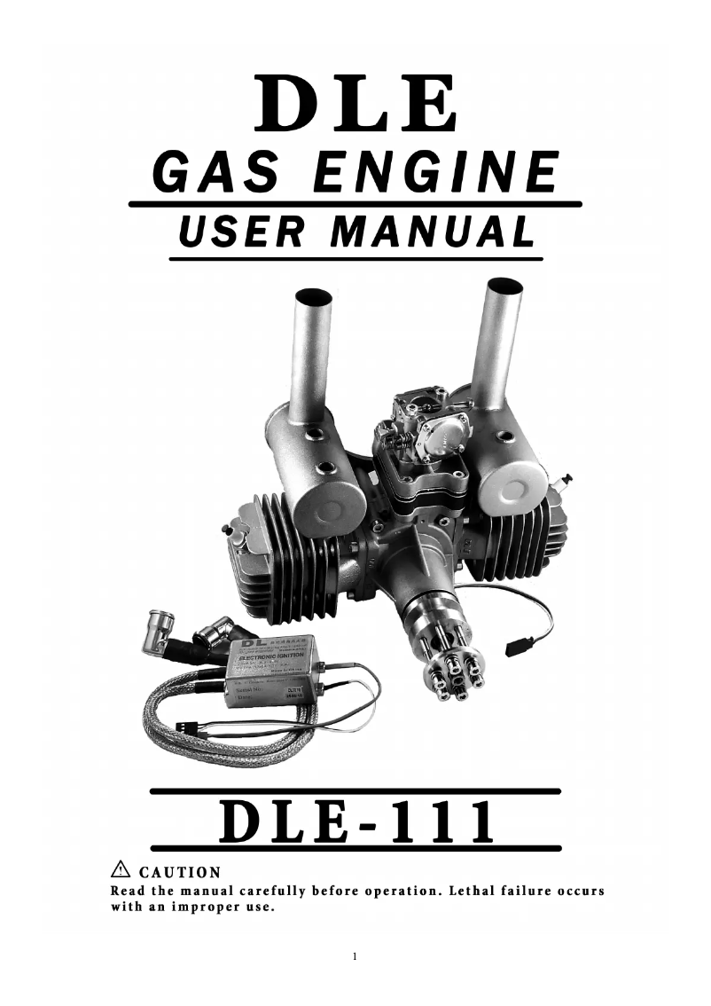 Image de la première page du manuel de l'appareil 111