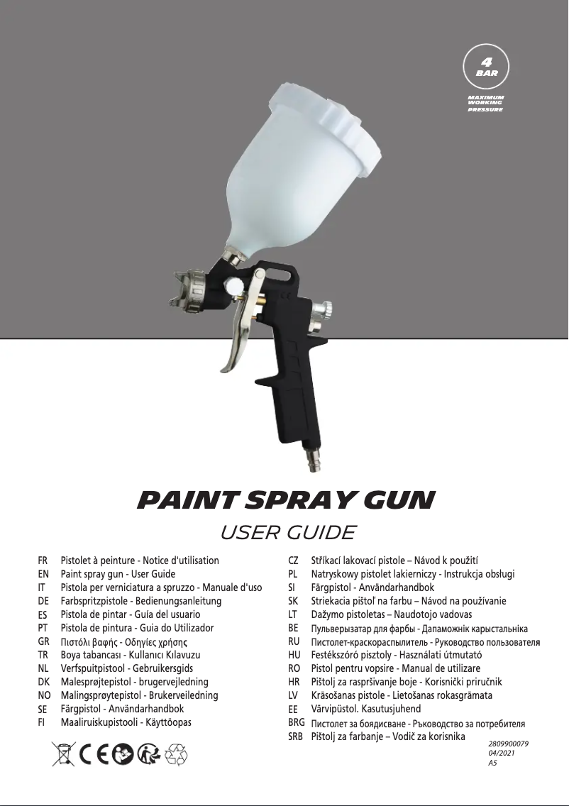 Image de la première page du manuel de l'appareil G-540F