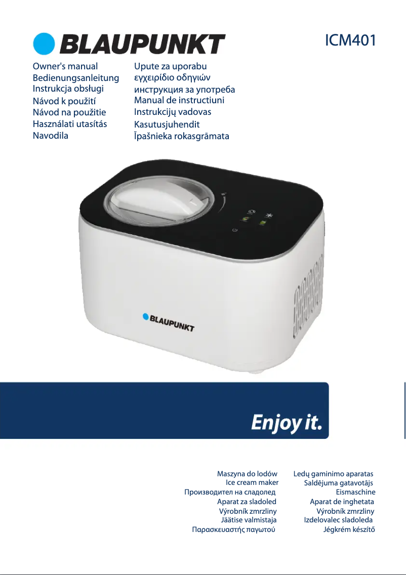 Page 1 de la notice Manuel utilisateur Blaupunkt ICM401