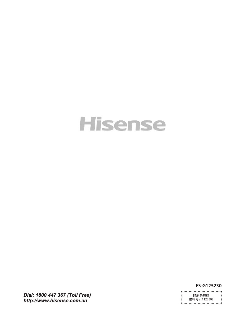 Page n°1 - Manuel utilisateur Hisense HL55K610PZLN3D