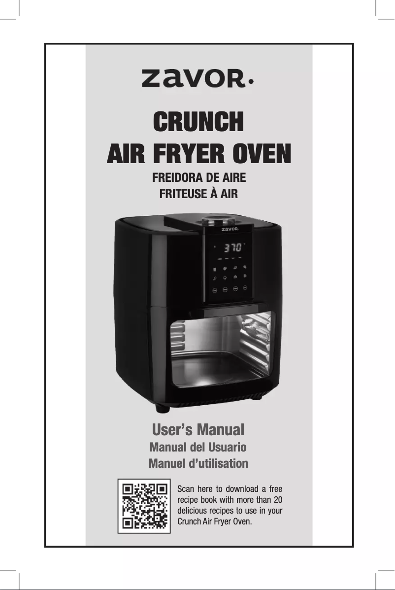 Page 1 de la notice Mode d'emploi Zavor Crunch ZSEAF22