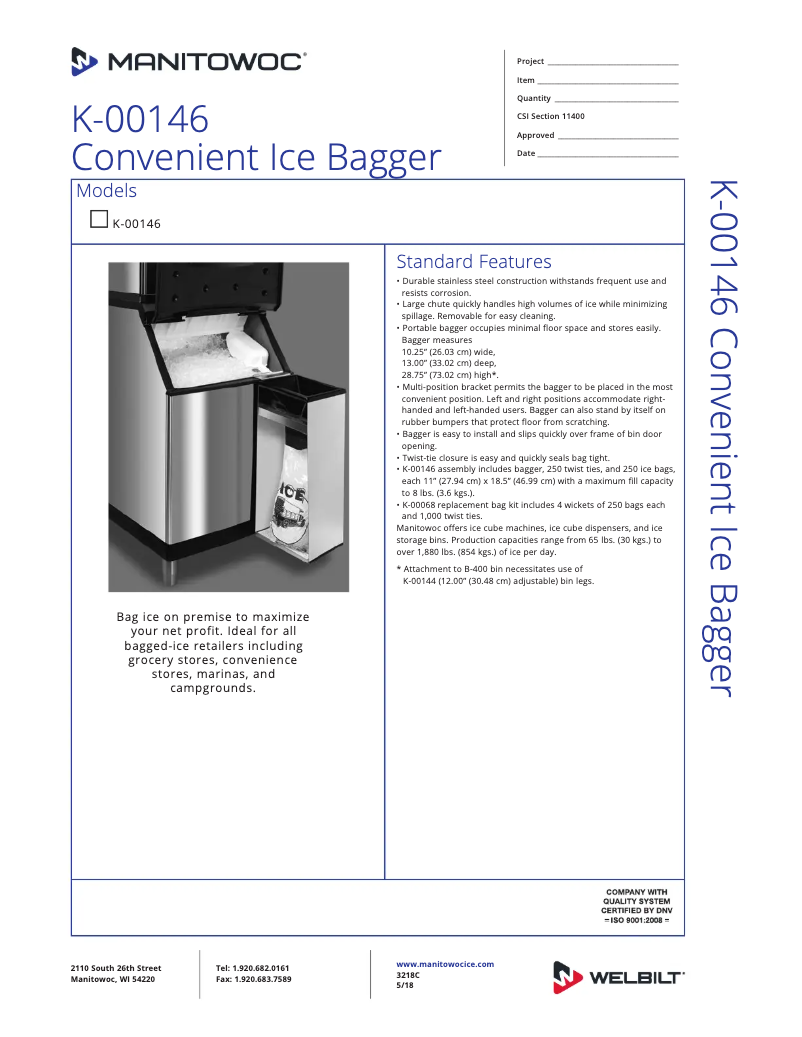 Image de la première page du manuel de l'appareil K-00068
