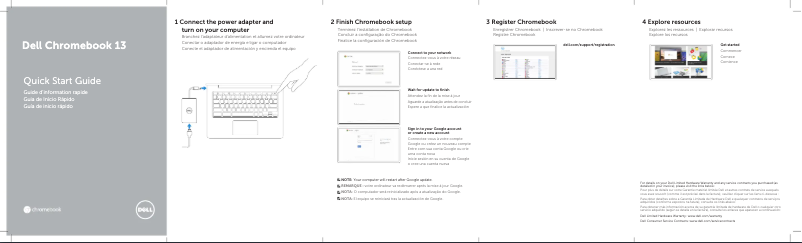 Image de la première page du manuel de l'appareil Chromebook 13