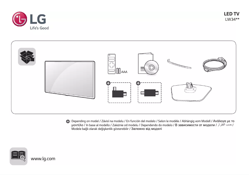 Página 1 del manual Manual de usuario LG 28LW341C