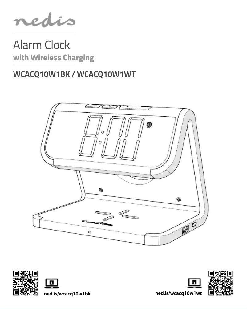 Page 1 de la notice Manuel utilisateur Nedis WCACQ10W1BK