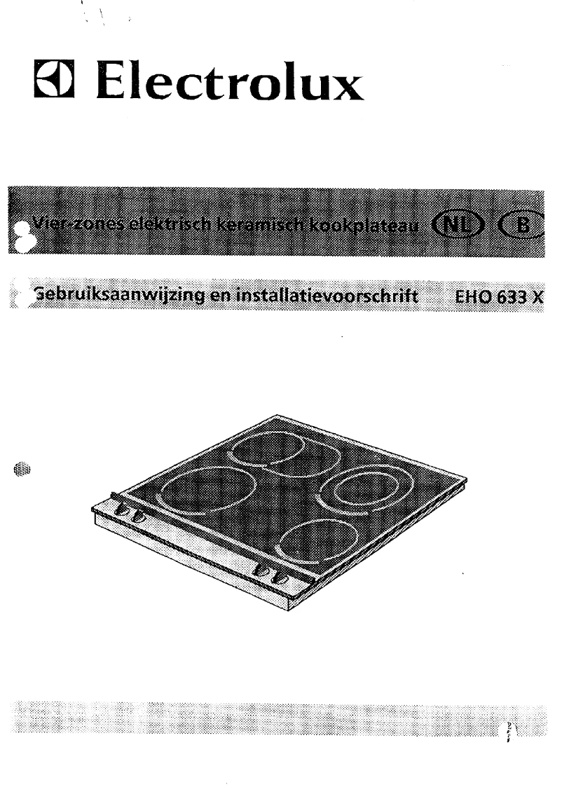 Image de la première page du manuel de l'appareil EHO633