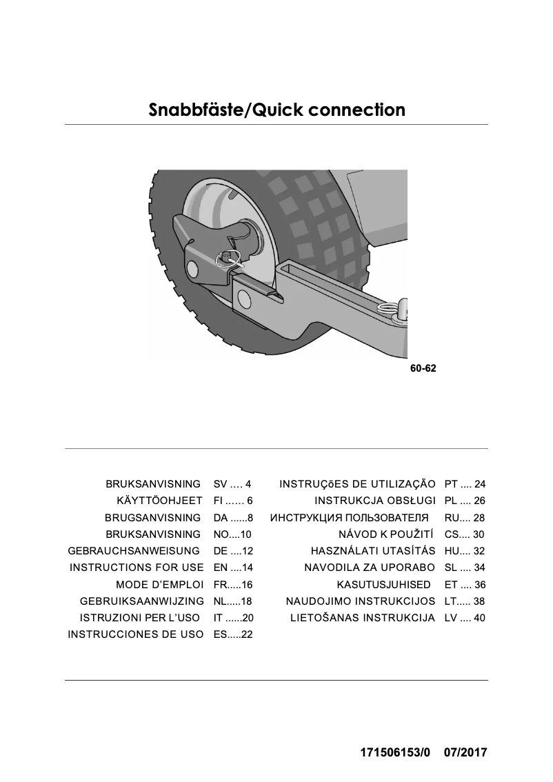 Page n°1 - Manuel utilisateur Stiga Park Pro 740 IOX
