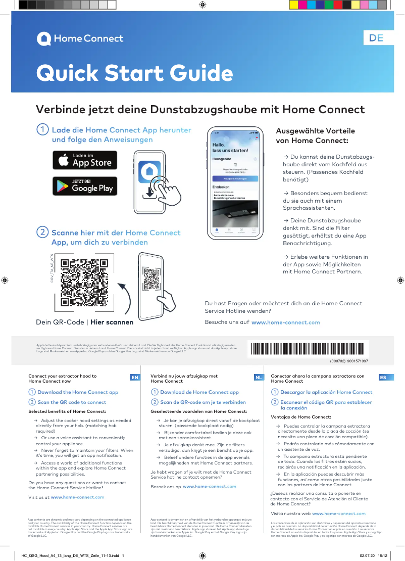 Page n°1 - Manuel utilisateur Neff I88WMM1S7