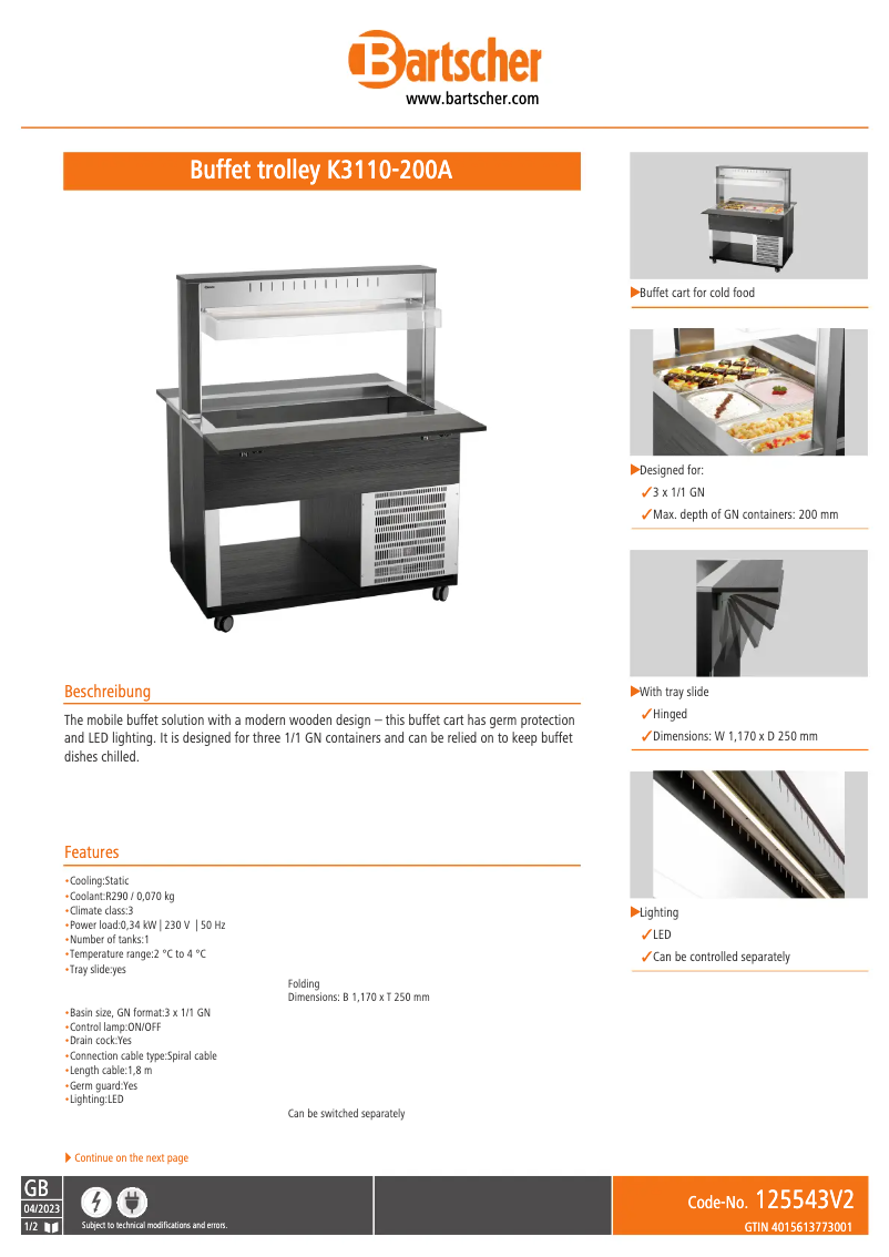 Image de la première page du manuel de l'appareil K3110-200A