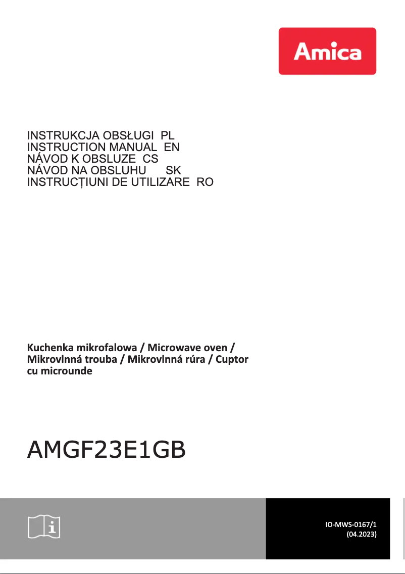 Page n°1 - Manuel utilisateur Amica AMGF23E1GB