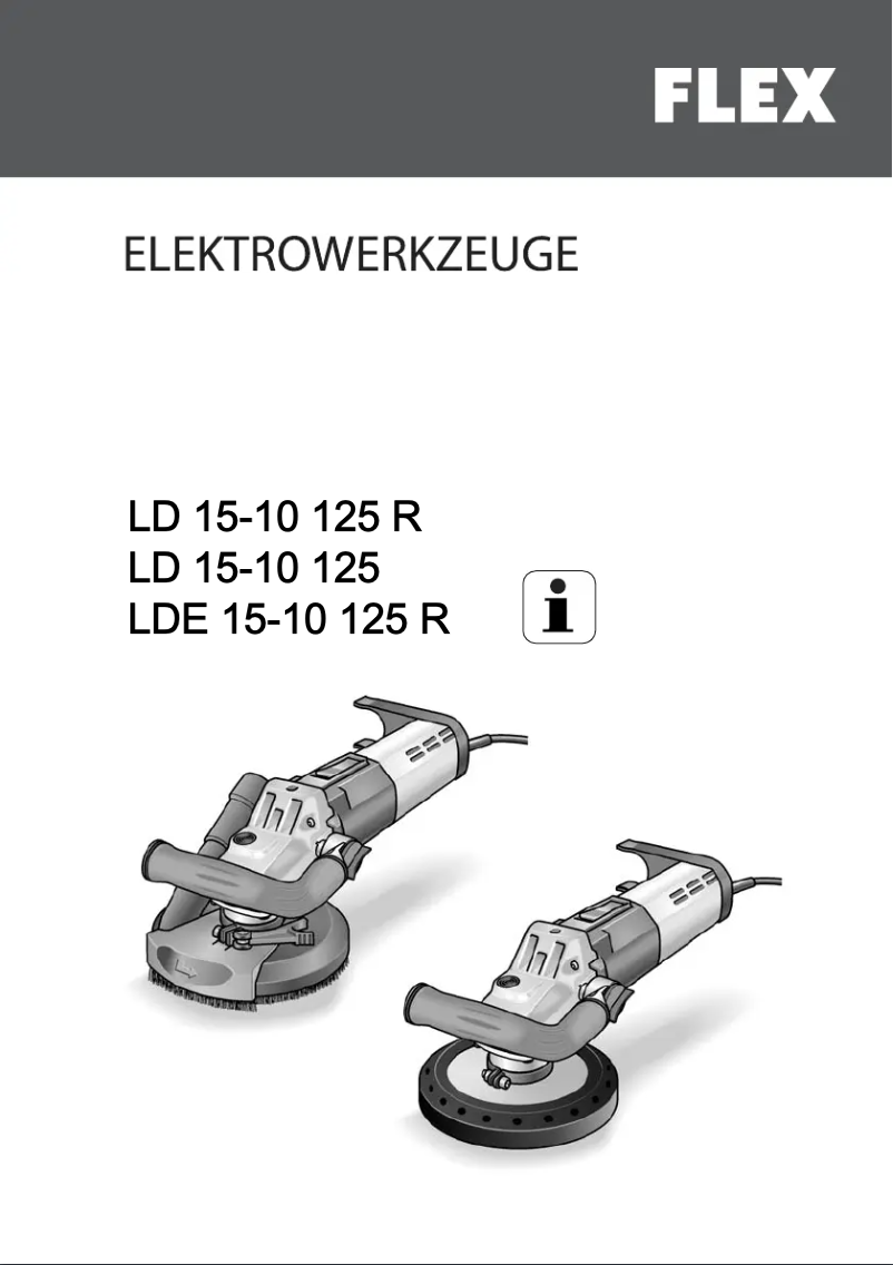 Page n°1 - Manuel utilisateur Flex LD 15-10 125