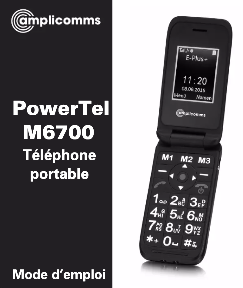 Page n°1 - Manuel utilisateur Amplicom PowerTel M6700