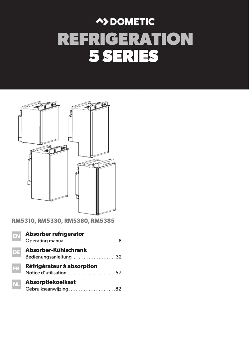 Image de la première page du manuel de l'appareil RM 5330