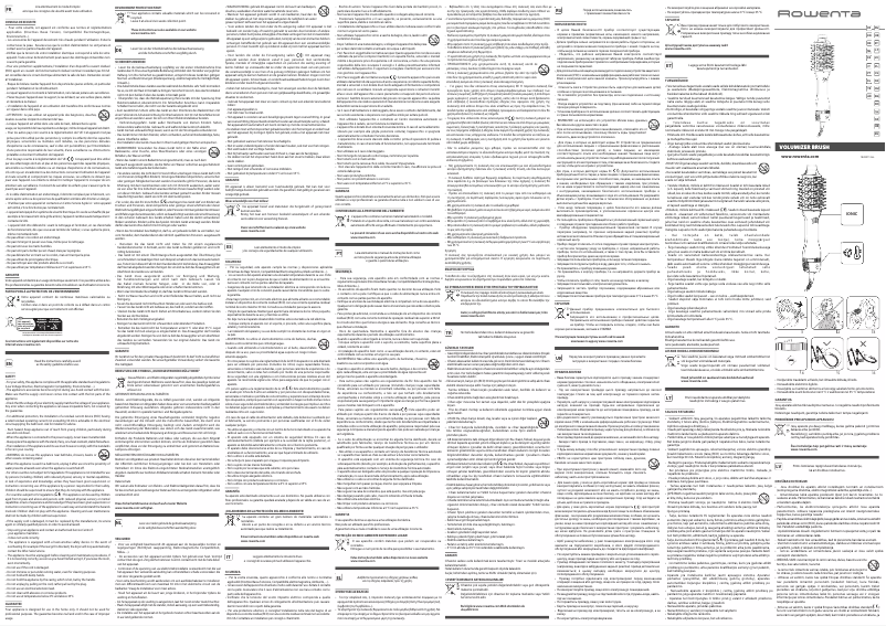 Página 1 del manual Manual de usuario Rowenta Volumizer CF6130