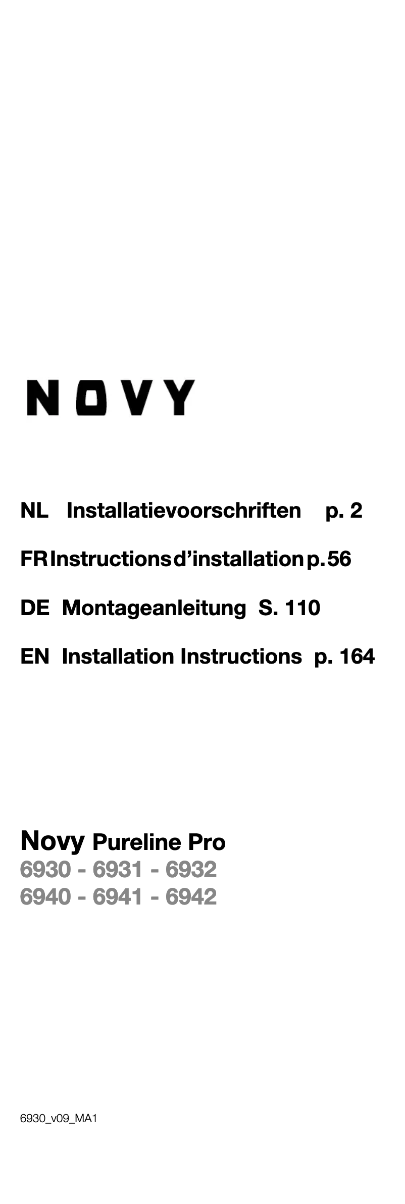 Image de la première page du manuel de l'appareil Pure'line Pro 6941