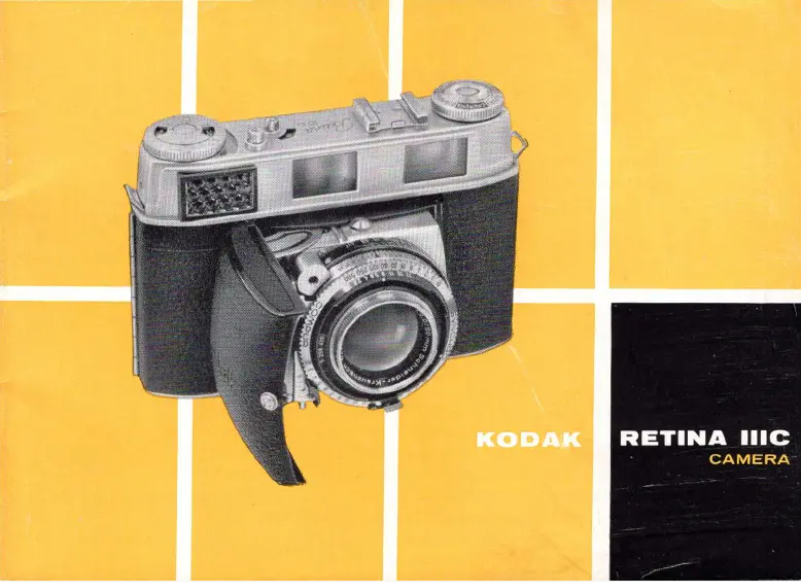 Image de la première page du manuel de l'appareil Retina III C