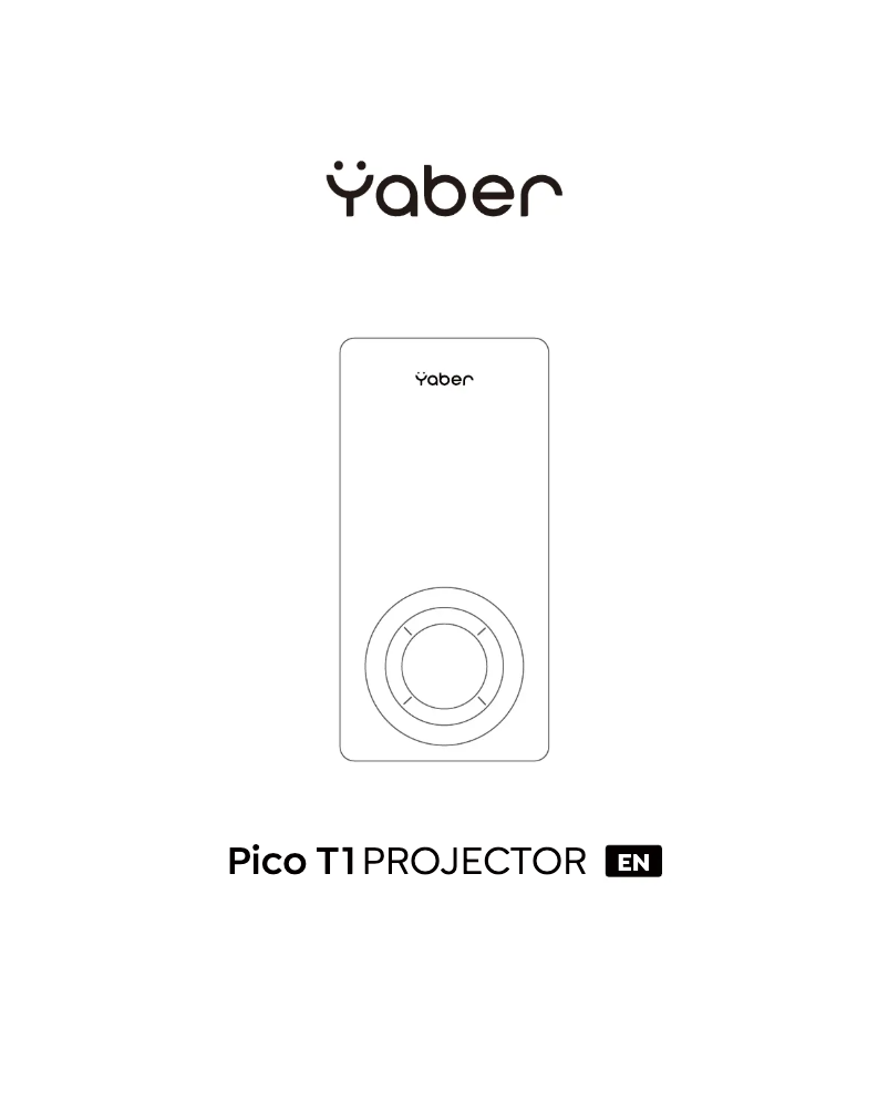 Page 1 de la notice Manuel utilisateur Yaber Pico T1