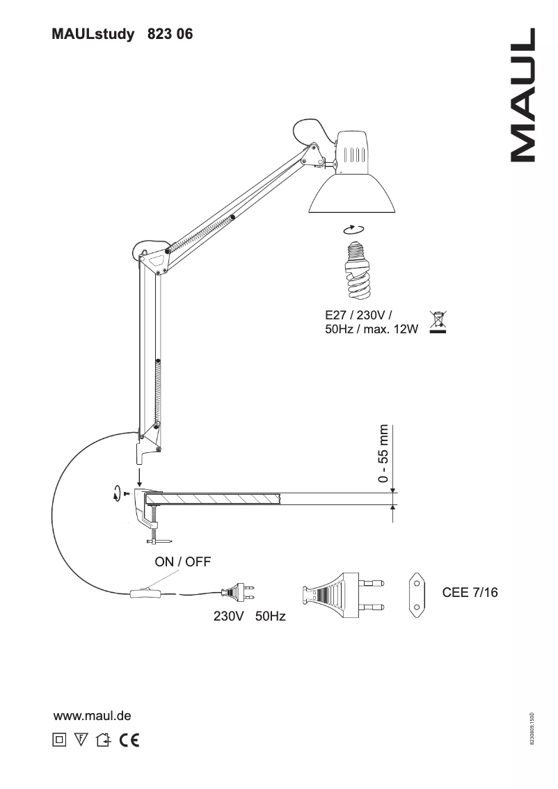 Page 1 de la notice Manuel utilisateur MAUL MAULstudy