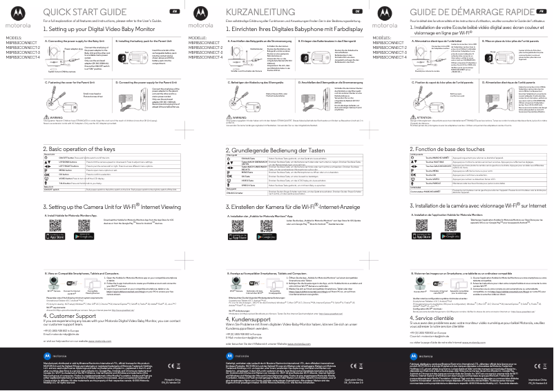 Image de la première page du manuel de l'appareil MBP853CONNECT-2