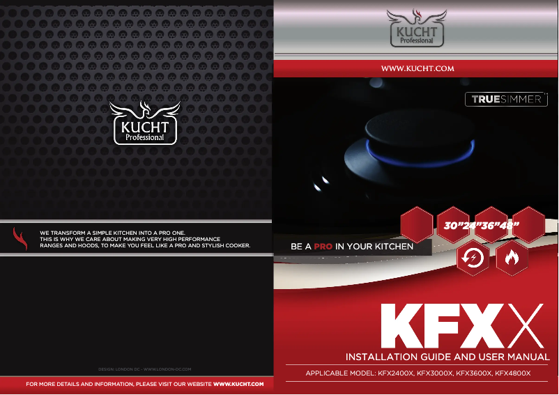 Page n°1 - Manuel utilisateur Kucht TrueSimmer KFX3000X