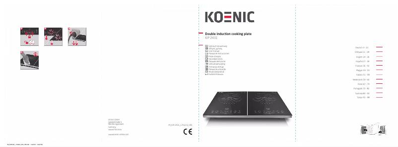 Page n°1 - Manuel utilisateur Koenic KIP 2431
