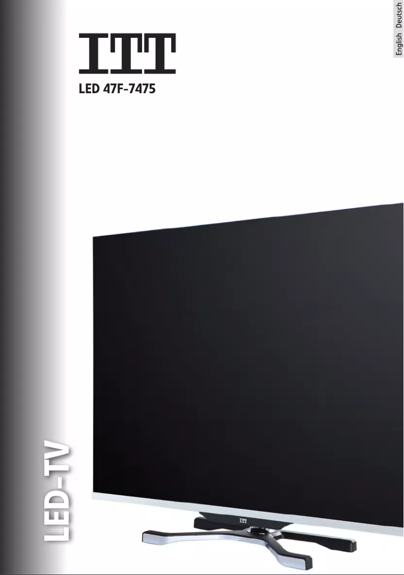 Image de la première page du manuel de l'appareil LED 47F-7475