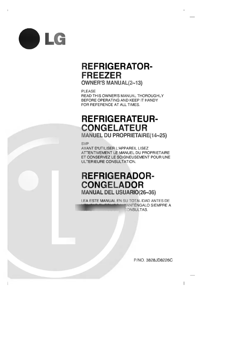 Image de la première page du manuel de l'appareil GR-T502XV