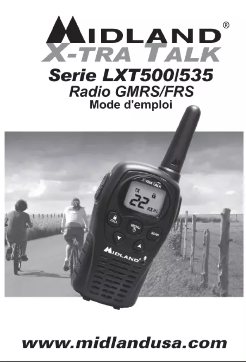 Page n°1 - Manuel utilisateur Midland LXT535VP3