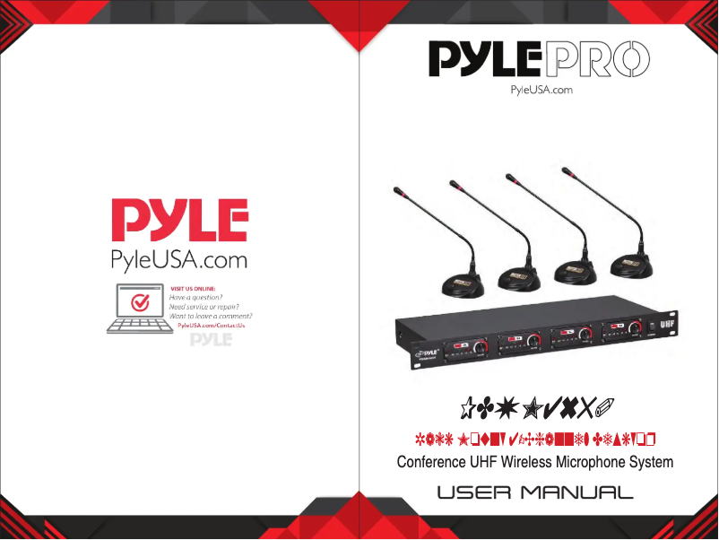 Page 1 de la notice Manuel utilisateur Pyle PDWM4650