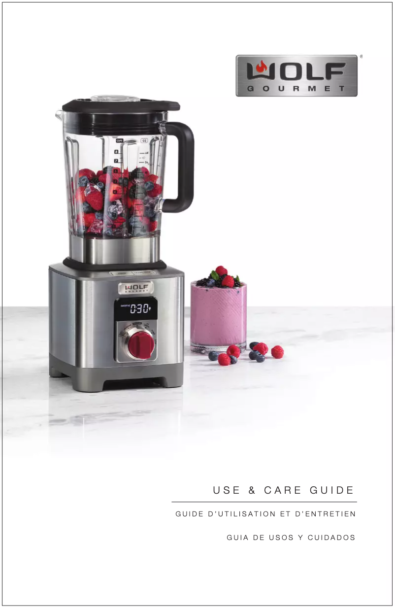 Image de la première page du manuel de l'appareil WGBL110S