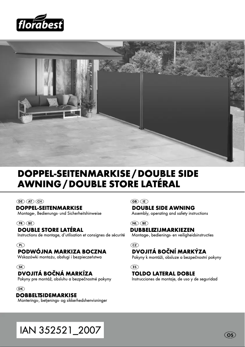 Page 1 de la notice Manuel utilisateur Florabest HG06102