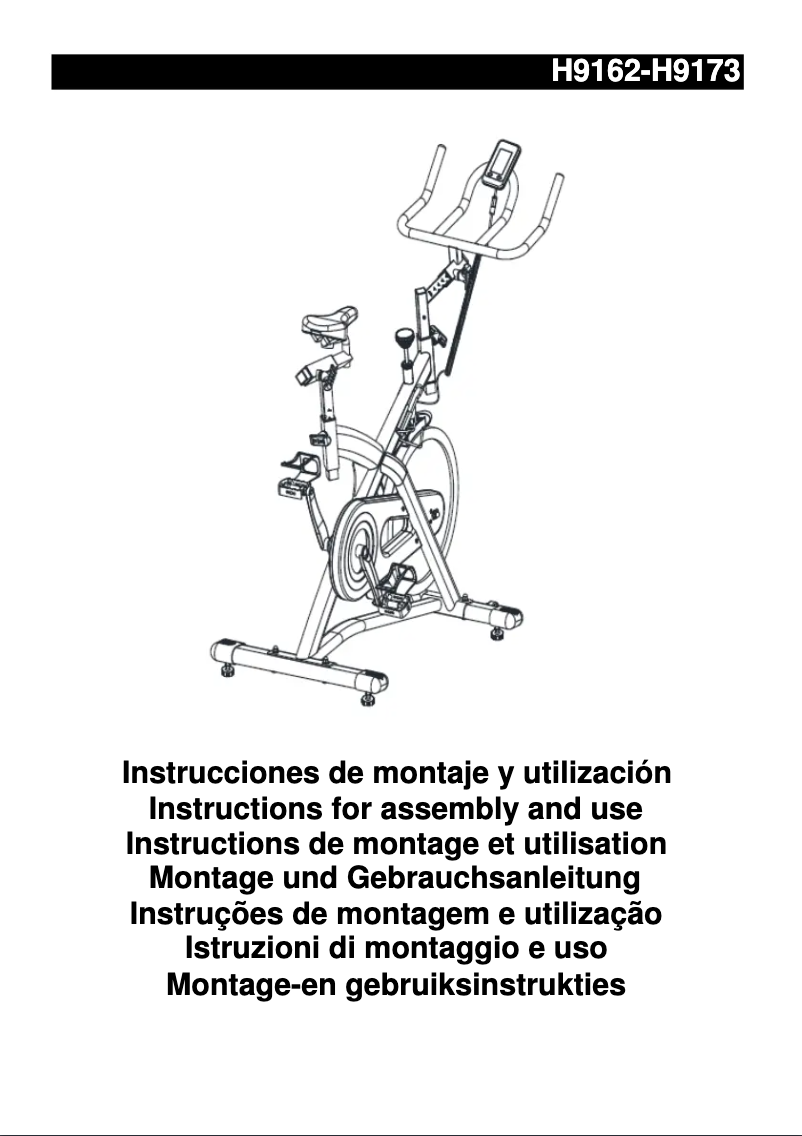 Page 1 de la notice Guide d'installation BH Fitness H9173