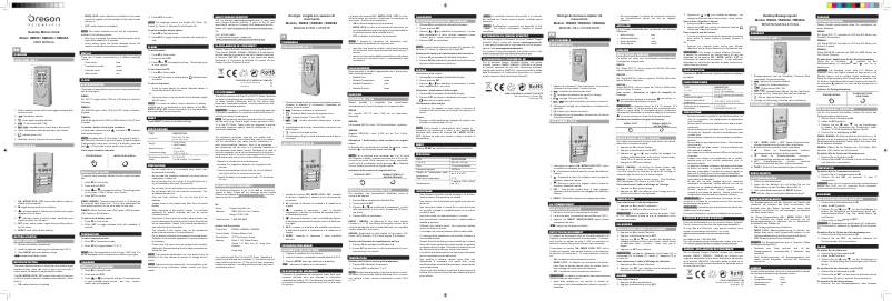 Image de la première page du manuel de l'appareil RM968