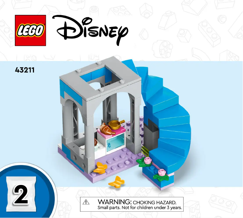 Page 1 de la notice Manuel utilisateur Lego Disney 43211