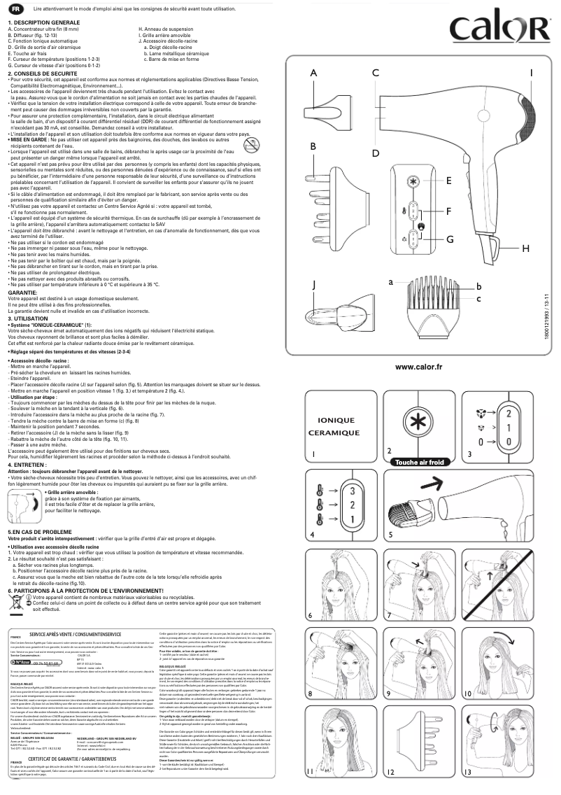 Image de la première page du manuel de l'appareil Infinipro Volume CV8655