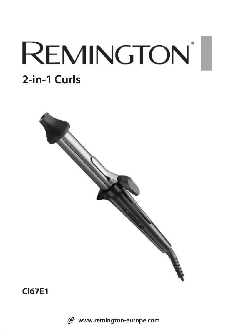 Page n°1 - Manuel utilisateur Remington 2-in-1 Curls CI67E1