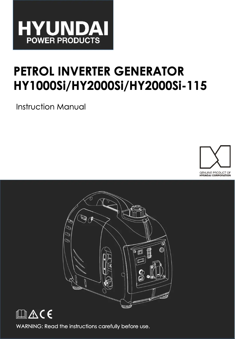 Page 1 de la notice Fiche technique Hyundai HY2000Si