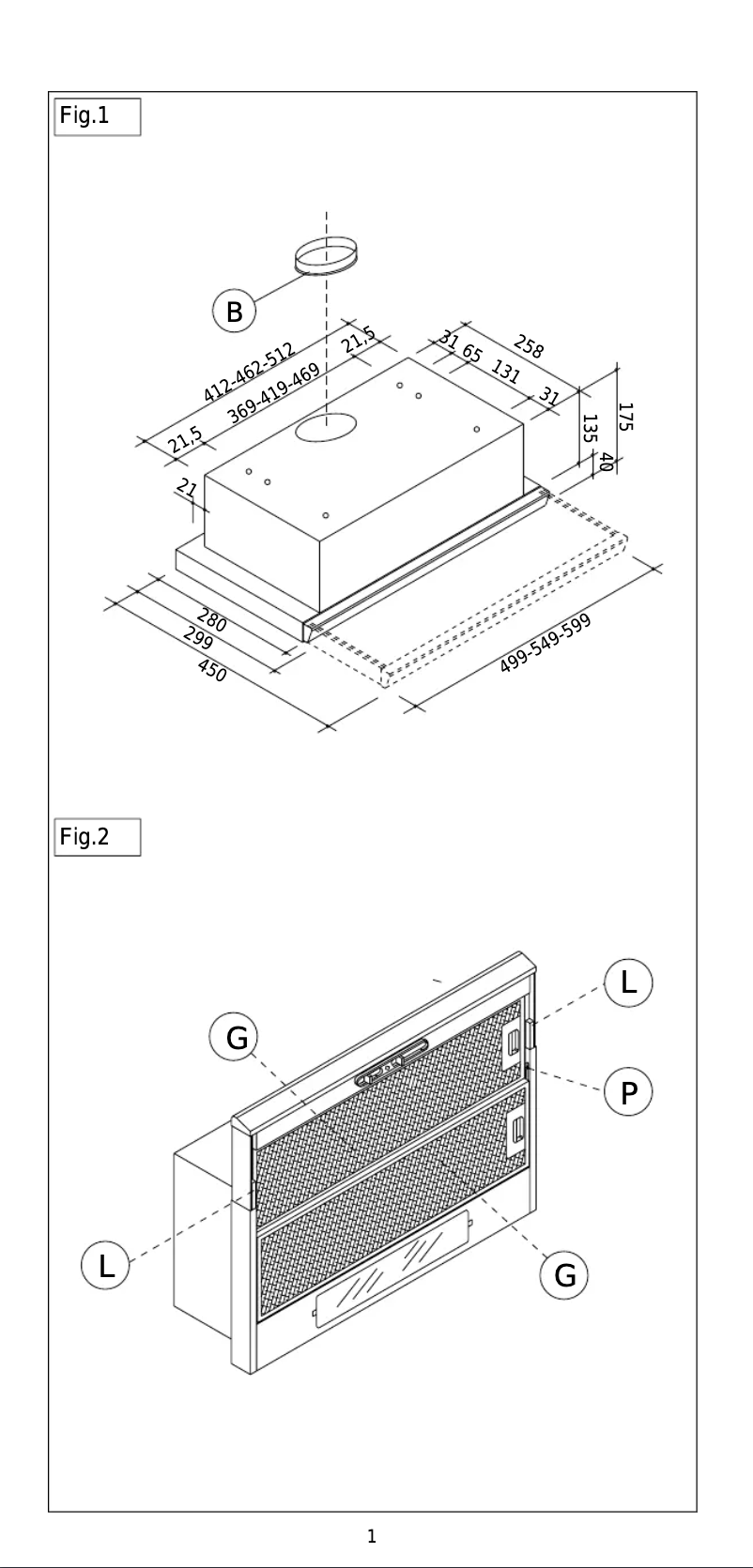 Page 1 de la notice Manuel utilisateur Etna 4345 T